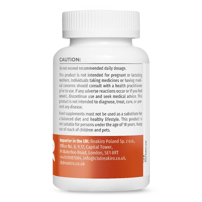 Reakiro Forte Coenzyme Q10 200mg of CoQ10 per Capsule, 60pcs I High Strength Naturally Fermented Co Enzyme Q10 Supplement with BioPerine I Expertly Crafted for Optimal Energy and Vitality 60 count (Pack of 1)