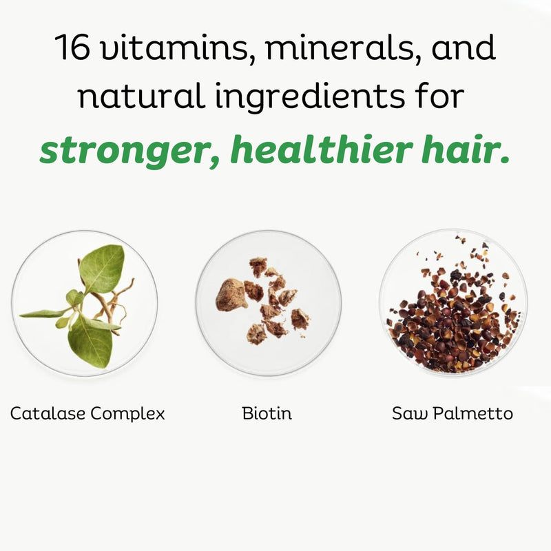 [Australia] - DR Vitamin Solutions Gray Hair Rescind with Catalase - Antiaging Hair, Skin and Nails Vitamins, Pantothenic Acid, Folic Acid 400mcg, Biotin 300mcg, Saw Palmetto for Men and Women 60 Count (Pack of 1) 