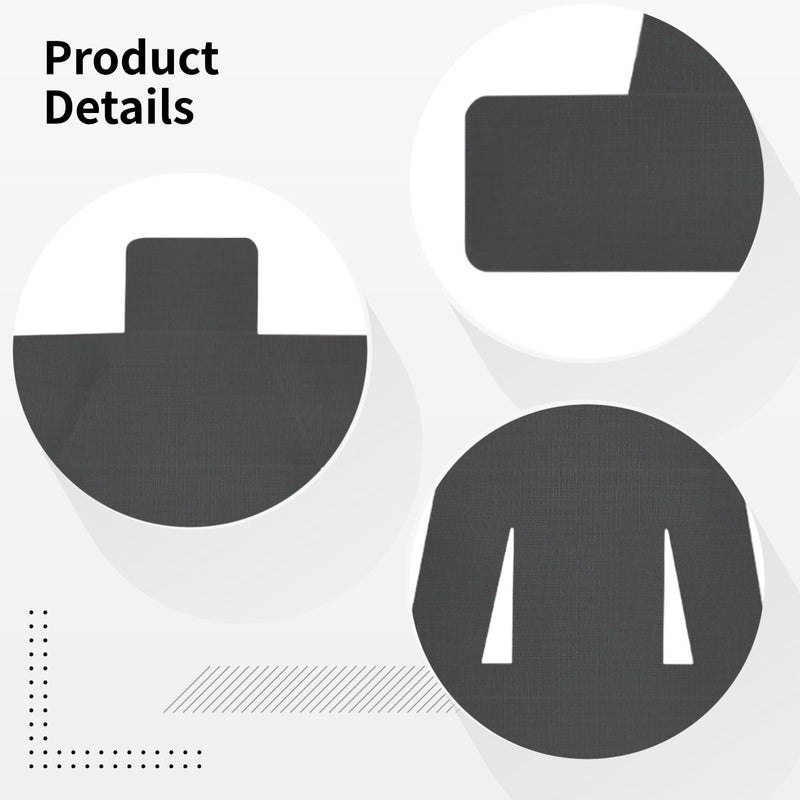 20 Pcs Shoulder Kinesiology Tapes, Black Cotton Sport Tapes, Cross-Shape Design, Breathable & Stretchy, Latex-Less, Ideal for Pain Relief, Shoulder Support