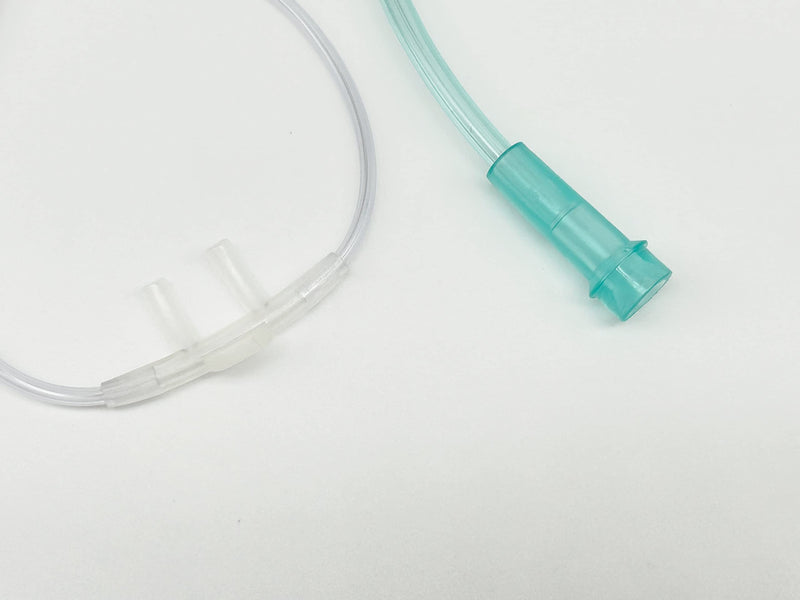 [Australia] - 10 Pack - Super Soft Touch Vinyl Nasal Oxygen Cannula, Cushion Tip, Adult, 7' Standard Connector, Pack of 10 