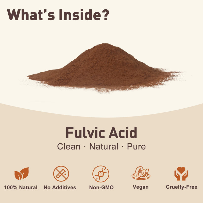 Fulvic Acid Detox Bath Powder 4oz – Natural Mineral Bath Soak for Foot & Body, Vegan Self-Care Spa Gift, No Additives, Gentle on Skin, Fast Dissolving, Includes 5g Scoop, Easy to Use