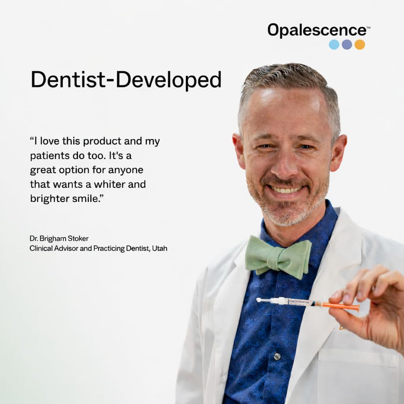 Opalescence 10% Teeth Whitening Gel Refill Syringes, (4CT) Melon 5395-2 | 10% Carbamide Peroxide Melon Whitening Gel for Custom Trays. Low-Sensitivity Formula, Dentist Developed and Made in USA.