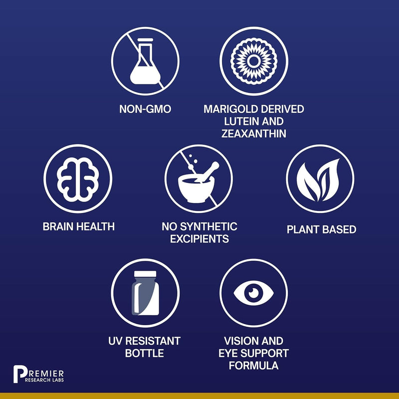 [Australia] - Premier Research Labs OcuVen - Lutein and Zeaxanthin Supplement, Eye Vitamins, Eye Health Supplements for Adults & Seniors, Vision Supplements, Macular Health, Eye Care - 60 Vegetarian Capsules 