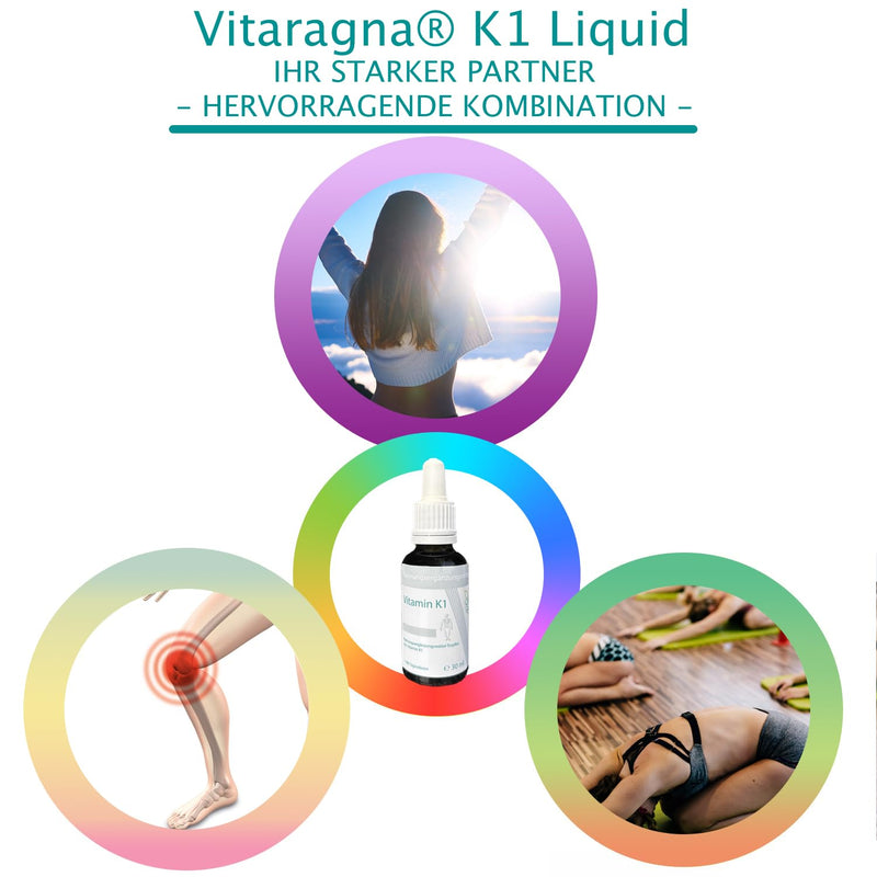 [Australia] - VITARAGNA Vitamin K1 liquid drops, Phytomenadione K drops - high-dose liquid dissolved in olive oil, 30 ml, 480 daily doses 