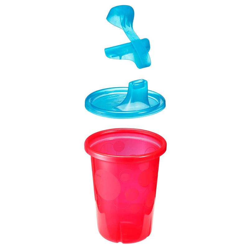[Australia] - The First Years Take & Toss Toddler Straw Cups - Multicolored Toddler Cups with Straws - Toddler Sippy Cups and Party Supplies - Baby Feeding Essentials - 10 Oz - 4 Count (Pack of 1) Neon Rainbow 10 Ounce - 4 Count (Pack of 1) 