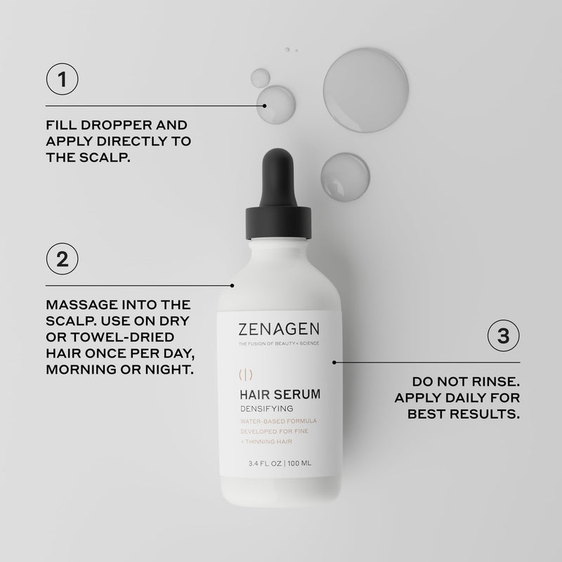 Zenagen Densifying Hair Serum | Boosts Hair Density 1.7 Fl Oz (Pack of 1)