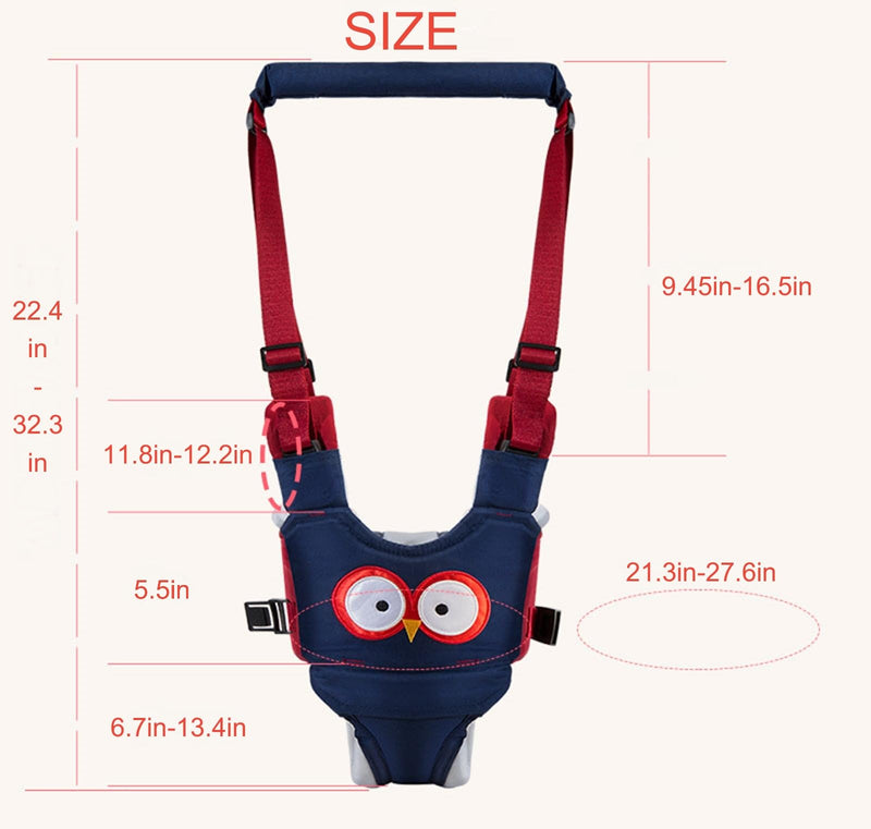 [Australia] - Baby Walking Harness, Handheld Kids Walker Helper, New Upgrade Breathable and Adjustable Toddler Infant Walker Harness Assistant Belt with Instructions for 7-24 Month (Seasonal Green Puppy) Seasonal Green Puppy 