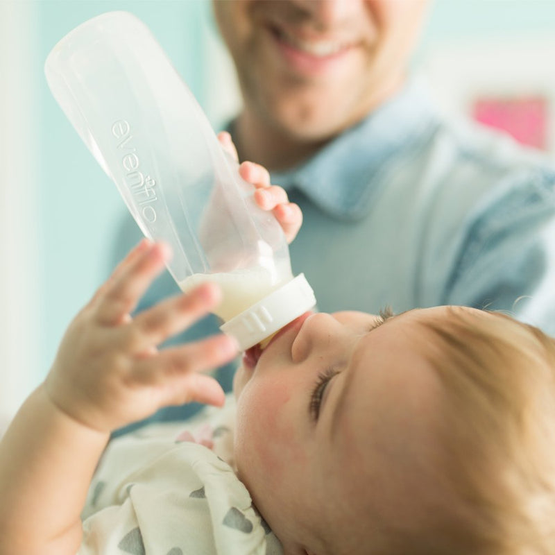[Australia] - Evenflo Feeding Classic Tinted Plastic Standard Neck Bottles for Baby, Infant and Newborn - Teal/Green/Blue, 8 Ounce (Pack of 12) 12 Count (Pack of 1) Green/Blue/Teal 