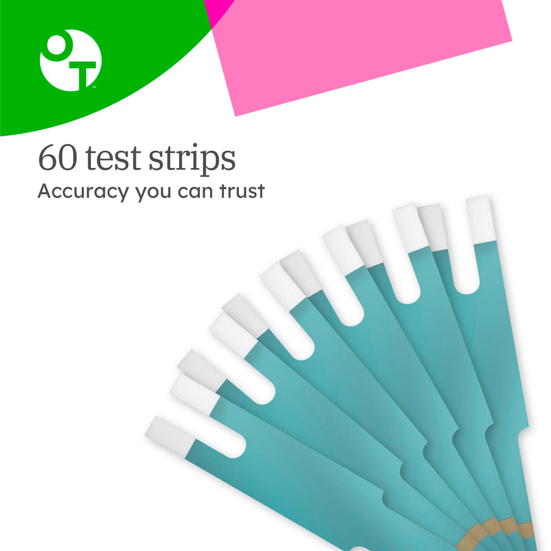 OneTouch Ultra Plus Diabetic Test Strips - 60 ct (Only Works with OneTouch Ultra Plus Flex Blood Sugar Meter)