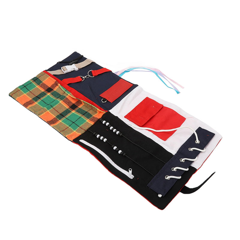 [Australia] - Topyond Dementia Sensory Blanket, Anxiety Relief Aid, Calming Activities for Elderly, Calming Sensory Support for Alzheimer's, Relaxing Fidget Blanket 
