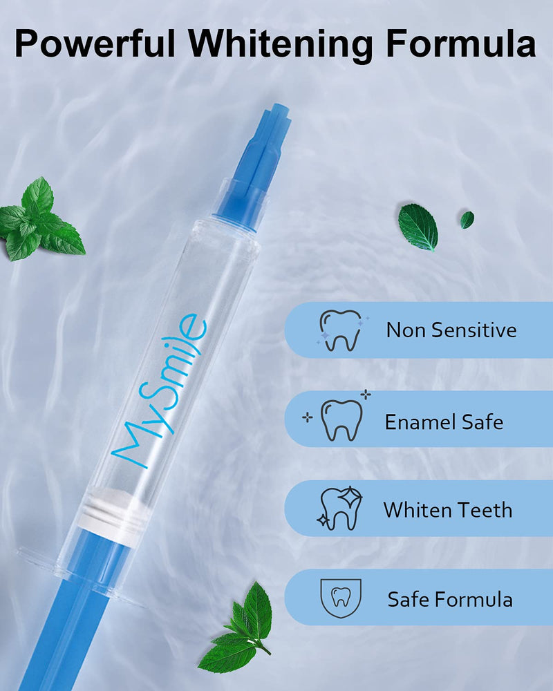 [Australia] - MySmile Teeth Whitening Gel Refills Pack, 6 Non-Sensitive Teeth Whitening Gel Pen, Teeth Whitener Dental Grade Tooth Whitening Gel for Tray, 10 min Fast Result Whitening Pack Of(6) 