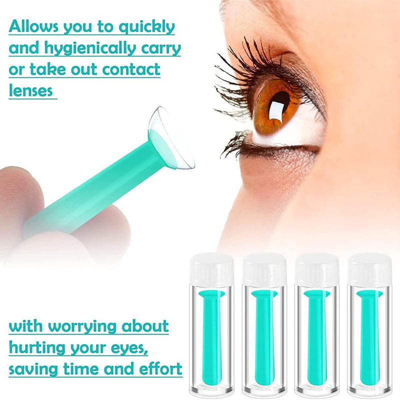 [Australia] - Yuqilin Contact Lens Insertion Aid, 10 Pieces Contact Lens Sucker Contact Lens Applicator Remover Tool Remover Inserter, Essential Accessory for Hygienic Wearing Experience 