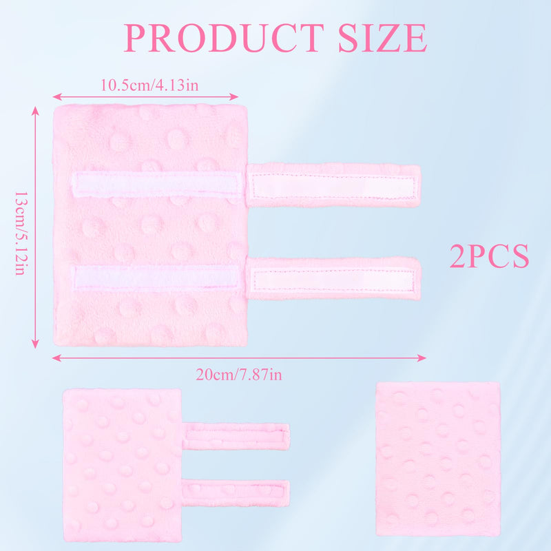 2-Pack Chemo Port Pillow - Soothing Bra Strap Cushion & Port Protector for Chemo Patients, Pacemaker Protector, Post Surgery Bra Strap Pads, Recovery Comfort (Pink)