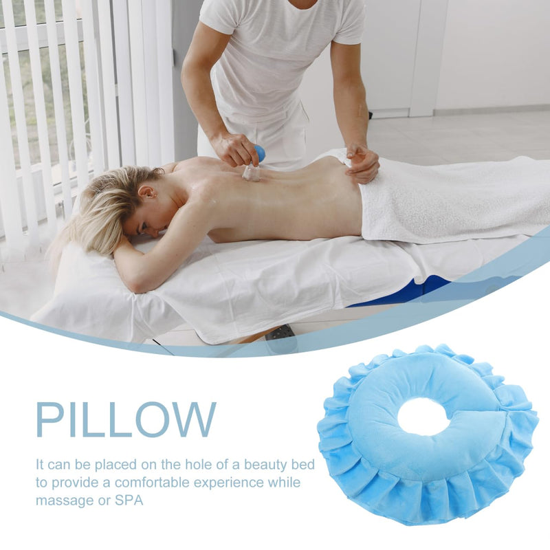 [Australia] - U-Shaped Pillow for Massage Table Face Cradle Cushion Spa and Beauty Salon Massage Pillow for Neck Support and Facial Comfort Removable and Easy Clean 