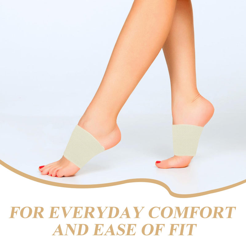 [Australia] - 2 pairs of arch support bandages, metatarsal foot bandage, heel spur bandage with gel pads to relieve flat foot pain, plantar fasciitis bandage, arch bandages for comfort and stability (L) 