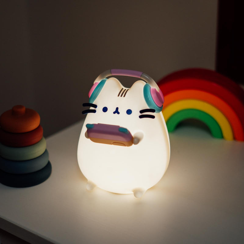 [Australia] - Grupo Erik Official Pusheen Gamer Lamp - Cat Lamp - Kids Lamp - Pusheen Gifts - Night Lamp for Bedroom Kids - Kids Lamps for Bedroom - Night Light Kids - Baby Night Light - Cat Light 