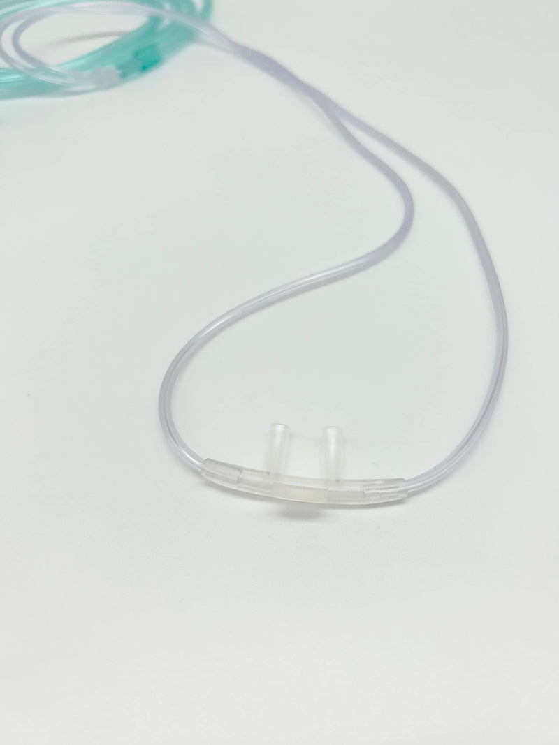[Australia] - 5 Pack - Super Soft Touch Vinyl Nasal Oxygen Cannula, Cushion Tip, Adult, 7' Standard Connector, Pack of 5 