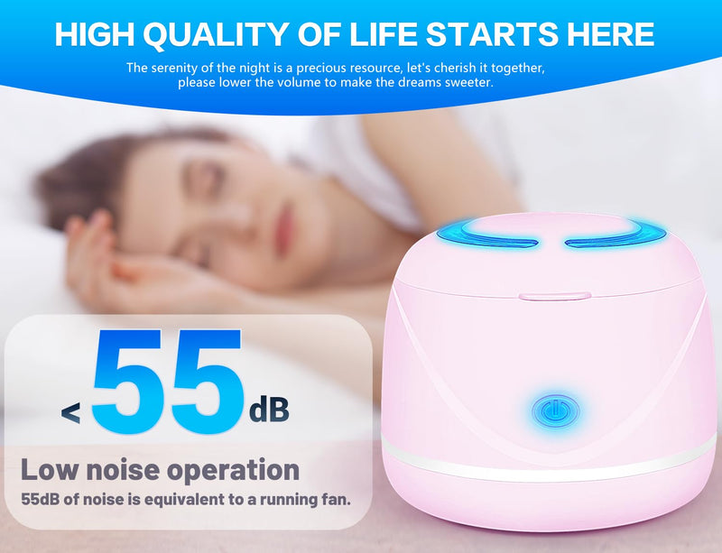 [Australia] - Ultrasonic denture cleaner for dentures, mouth guards, toothbrush heads, jewelry - 45 kHz Ultrasonic Retainer Cleaner (Pink) Pink 