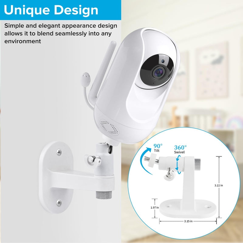 [Australia] - wochel Adjustable Baby Monitor Mount Compatible with Momcozy BM01/BM02/BM03 Video Baby Camera, Easy to Assemble, Universal Baby Monitor Stand 