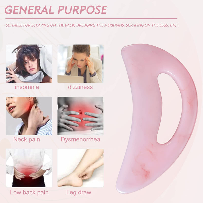 [Australia] - AICNLY Large gua sha massage tool, lymphatic drainage massager,muscle scraping massage tools,body sculpting Anti Cellulite tools for man and women (pink) Pink 