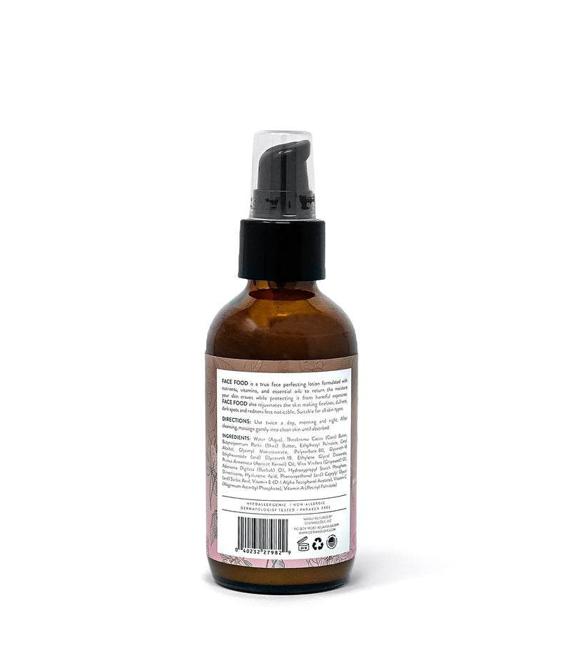DERMAGLOVE Face Food - Moisturizer for Fine Lines & Dullness with Hyaluronic Acid, Vitamins A, C, & E - 4 Fl Oz (Pack of 1)