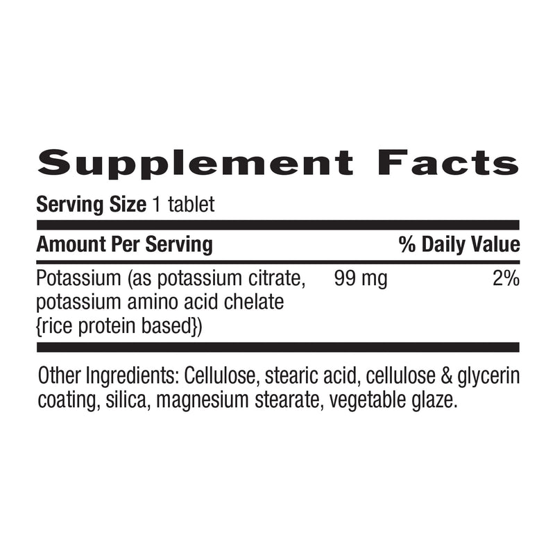 [Australia] - Country Life Potassium 99 Mg, 250 Tablets 250 Count (Pack of 1) 