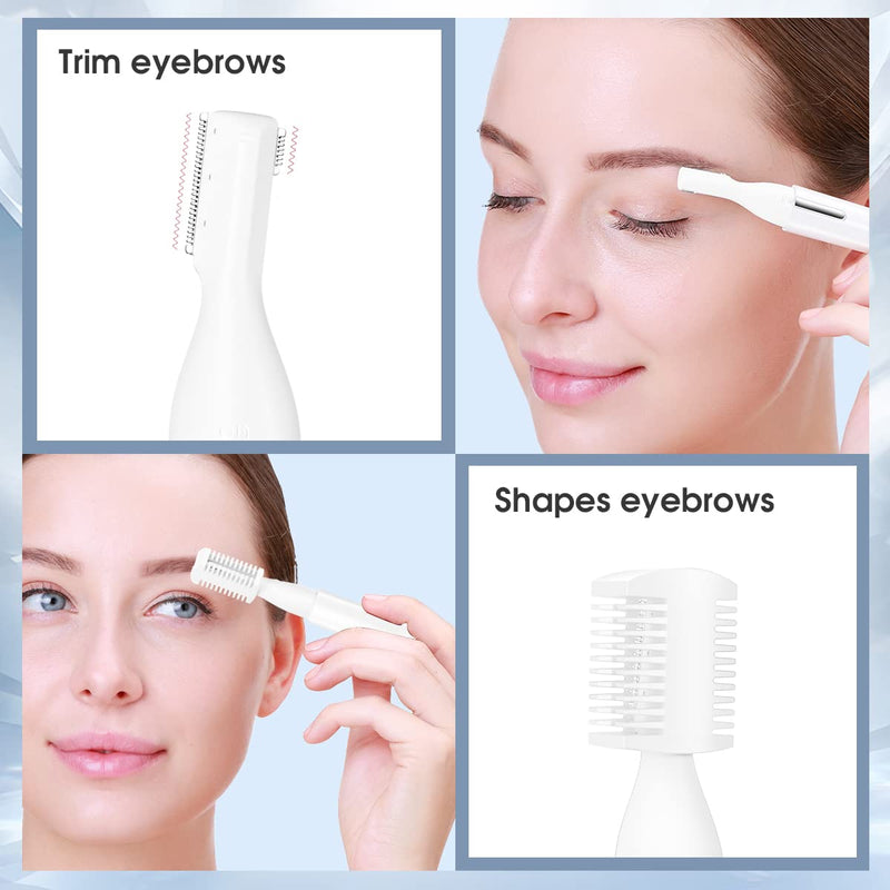 [Australia] - TOUCHBeauty Corrective Trimmer for Body and Face Electric Eyebrow Trimmer Handy Trimmer for Body and Face for Armpit Bikini Lips Chin Beige 