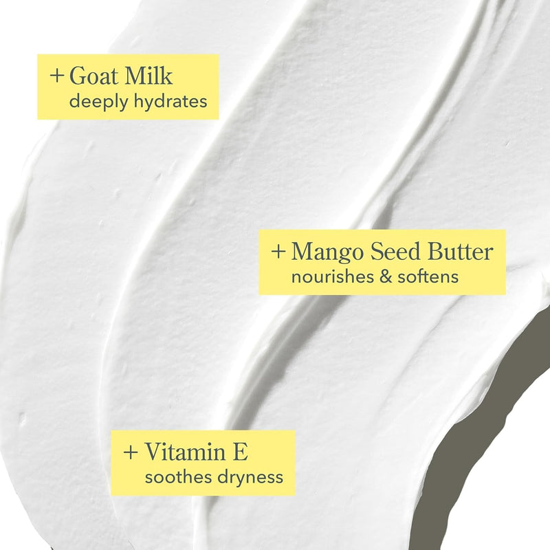 Beekman 1802 Goat Milk Whipped Body Cream, Fresh Air, 8 oz | Rich Body Butter & Body Cream, Goat Milk Lotion, Shea Butter & Vitamin E, Hydrating Body Moisturizer for Dry Skin 8 Fl Oz (Pack of 1)