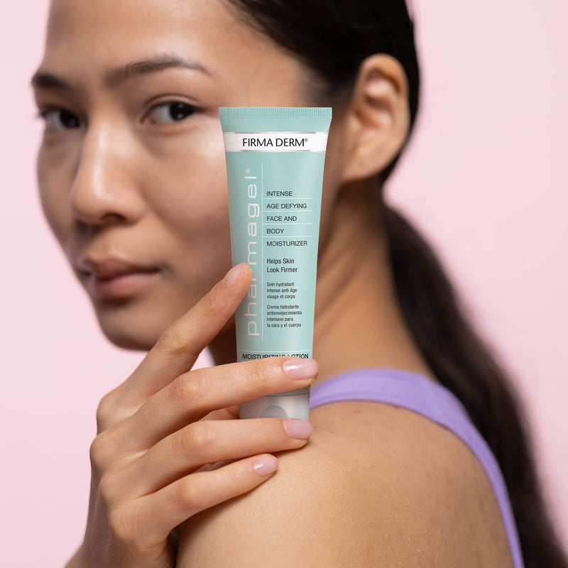 Pharmagel Firma Derm Face & Body Moisturizer – Hydrating Daily Lotion with Vitamins A, C & E and Botanical Ingredients for Dry Skin, Lightweight Formula, 8.5 oz 8.5 Fl Oz (Pack of 1)