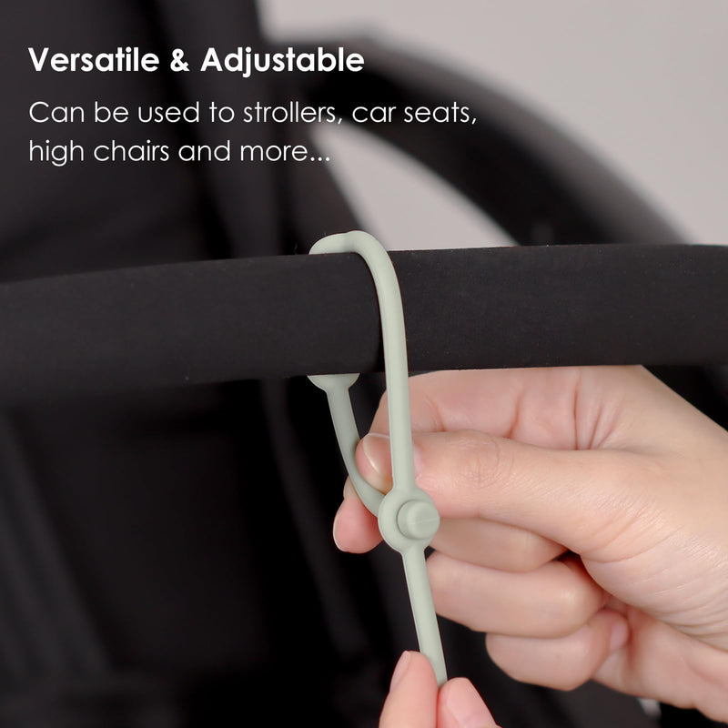 [Australia] - Toy Straps for Baby 6 Pack Keep Your Baby's Toys and Sippy Cups Secure with Toy Straps and Sippy Cup Strap Adjustable Silicone Toy Straps for Strollers High Chair, Stroller Accessories Multi Colors 