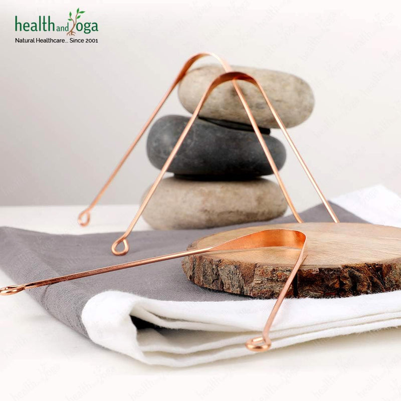 [Australia] - HealthAndYoga™ qSwipe Lite Copper Tongue Cleaners - Disposable Metal Tongue Scrapers Bulk Pack - Relief for Bad Breath and Oral Hygiene (Set of 12) 12 Count (Pack of 1) 