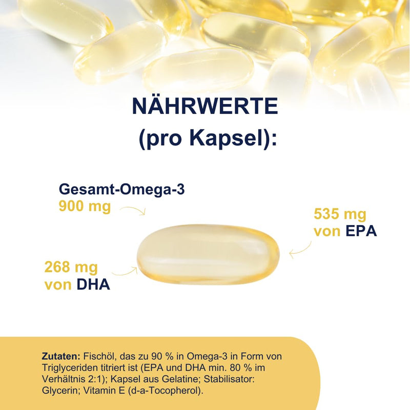 [Australia] - Omegor Vitality 1000 | Vision and brain function | For adults and children and people following the Zone Diet | Highest award for fish oil products | Capsules (90 pieces) 90 pieces (pack of 1) 