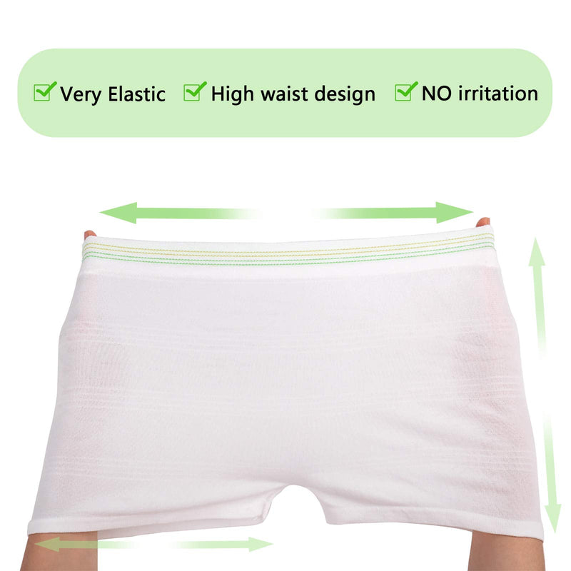 [Australia] - 12 Pack Mesh Underwear Postpartum Hospital Provide Washable Breathable Panties Undies for Delivery, Surgical,Traveling Large/X-Large (Pack of 12) 