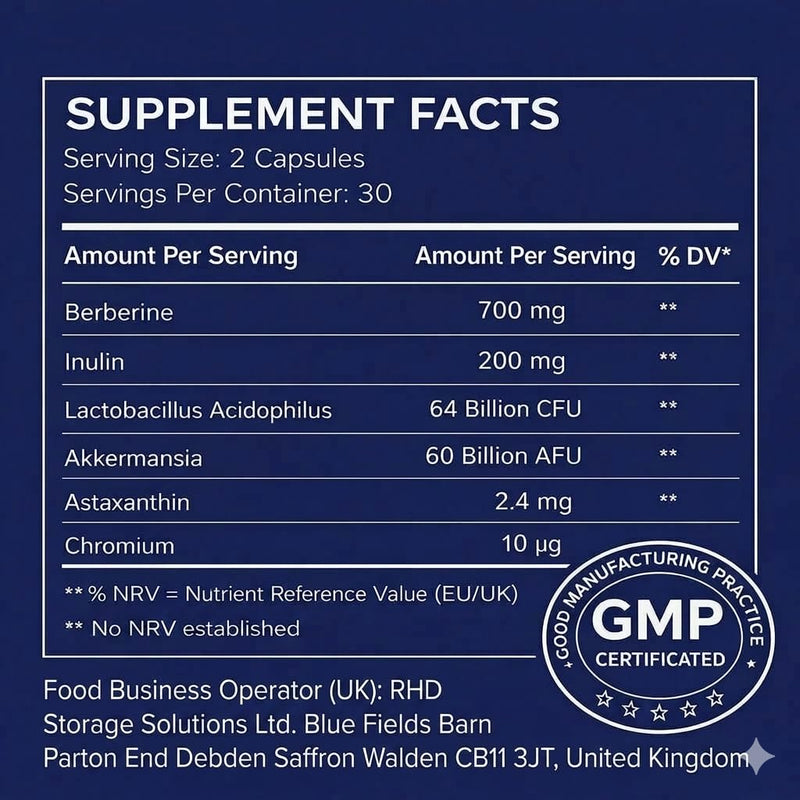 Welzo Ultra Purity Akkermansia 60 Billion AFU – Next-Gen Probiotic Supplement with Inulin & Lactobacillus – 60 Vegan Capsules for Gut Health, Metabolism & Digestive Support 1