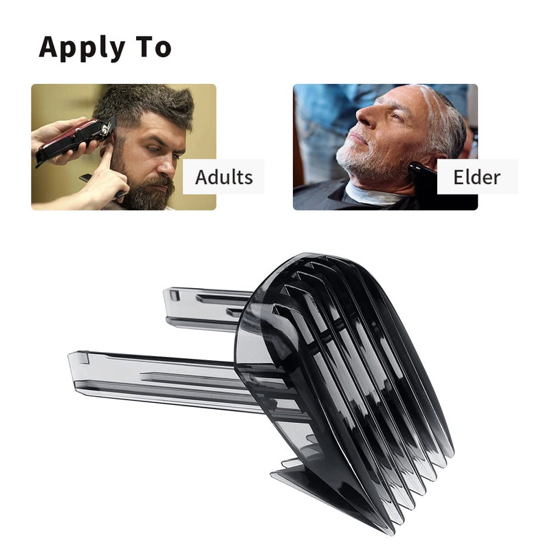 [Australia] - YanBan Replacement Hair Cutting Comb Compatible with Philips HC9450 HC9490 HC9452 HC7460 HC7462, Adjustable 1-7mm 