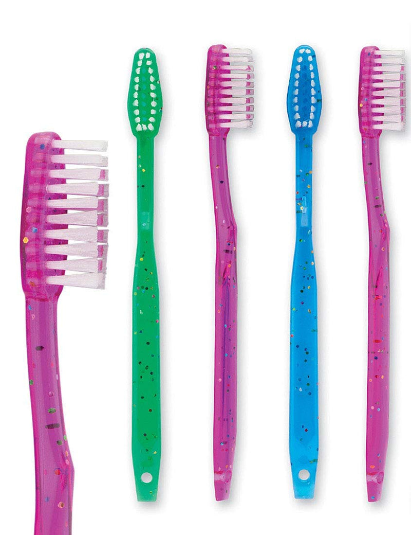 [Australia] - Kids Prepasted Toothbrushes Individually Wrapped - Bubblegum Disposable Toothbrushes with Sparkles (36 Pack) 36 