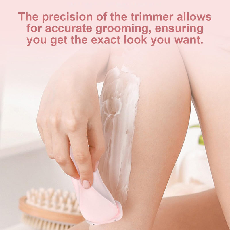 [Australia] - Women's Shaver, 2 in 1 Intimate Razor for Women Layhou Electric Shaver with IPX7 Waterproof, Painless Epilator, Wireless UBS Wet/Dry Epilator for Face Bikini Legs Arms Body (Pink) Pink 