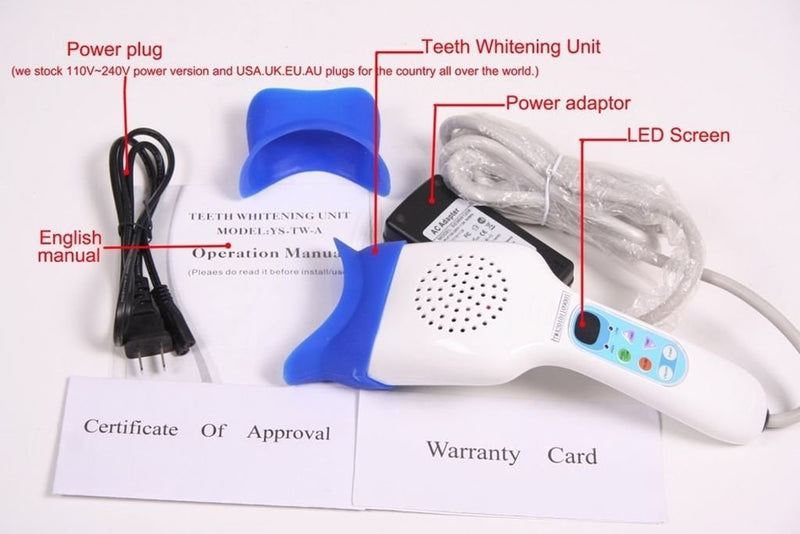 [Australia] - Dental Handheld LED Teeth Whitening Light Accelerator Bleaching Lamp 6000mw/c㎡ 
