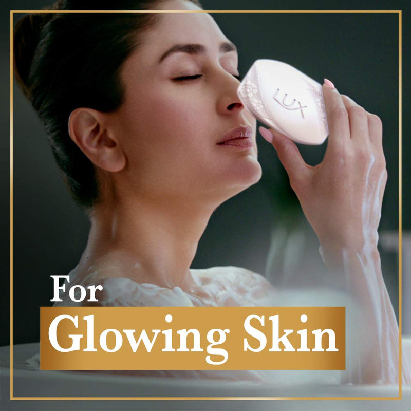 LUX Velvet Glow Jasmine & Vitamin E For Glowing Skin Beauty Soap Mega Pack 3 X100 g 10 Ounce (Pack of 1)