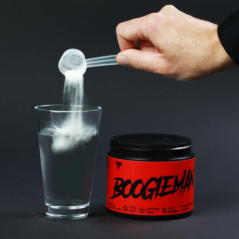 Trec Nutrition BOOGIEMAN Powder - Ultimate Pre-Workout Fuel for Explosive Energy, Muscle Pump, and Endurance Boost - Formulated with Arginine, Citrulline, Beta-Alanine (Candy) Candy