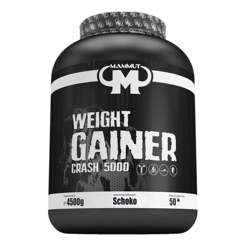[Australia] - Mammut Nutrition Crash Weight Gainer Powder Chocolate - 4.5 kg - 518 kcal/shake for weight gain - 80% carbohydrates - 4-component protein - Ideal for endurance and competitive athletes Chocolate 50 portions (pack of 1) 