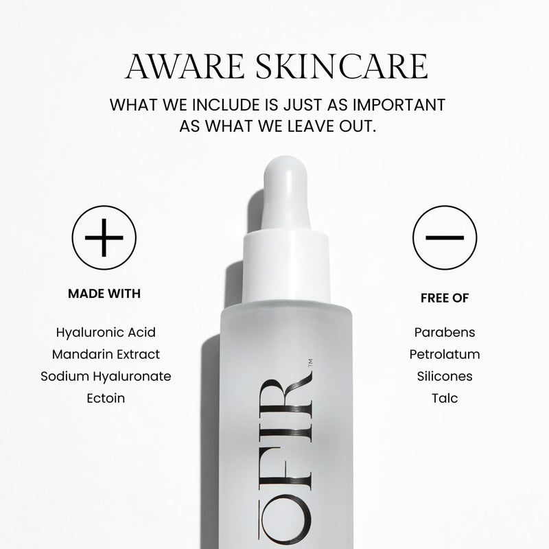OFIR Barrier Drops Hydrating Primer Serum for Women | Brightening Vitamin C Face Serum with Lumi Vegan Texture | Lightweight Skin Enhancer for Daily Glow | Daily Base Primer | 1 FL OZ Bottle
