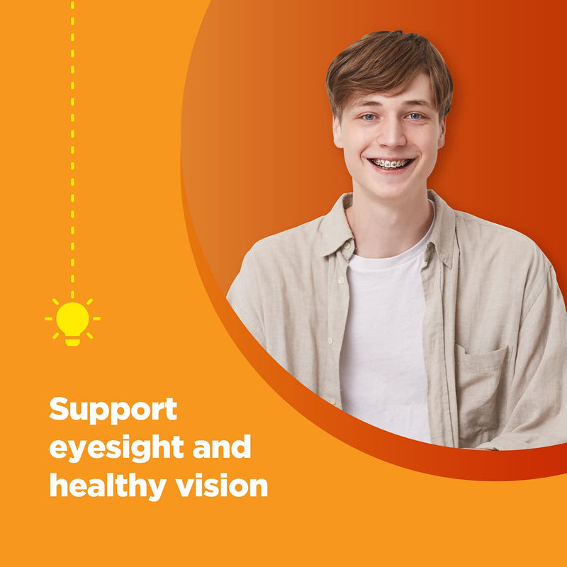 [Australia] - Lutein & Zeaxanthin Eye Health Supplement for Adults - Delicious Vegan Eye Vitamins Lutein and Zeaxanthin Gummies - Lutein 20mg Per Serving for Vision Clarity Dry Eye Relief and Blue Light Support Adult 