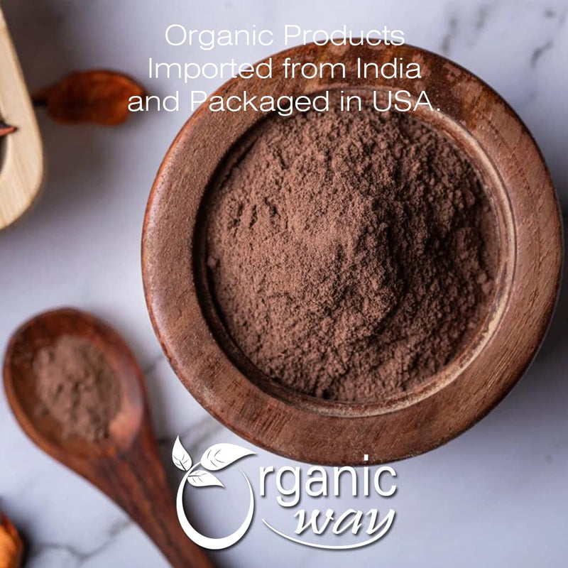 [Australia] - Organic Way Arjuna Bark Powder (Terminalia arjuna) - Organic & Kosher Certified | Raw, Vegan, Non GMO & Gluten Free | USDA Certified | Origin - India (1/2LBS / 8Oz) 8 Ounce (Pack of 1) 