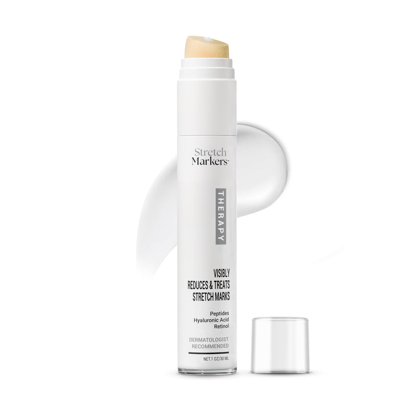 [Australia] - StretchMarkers Therapy Visibly Reduce and Treat Stretch Marks Cream, 1 fl oz, Retinol, Hyaluronic Acid, Bioactive Peptides & 3D Stem Cell Technology 