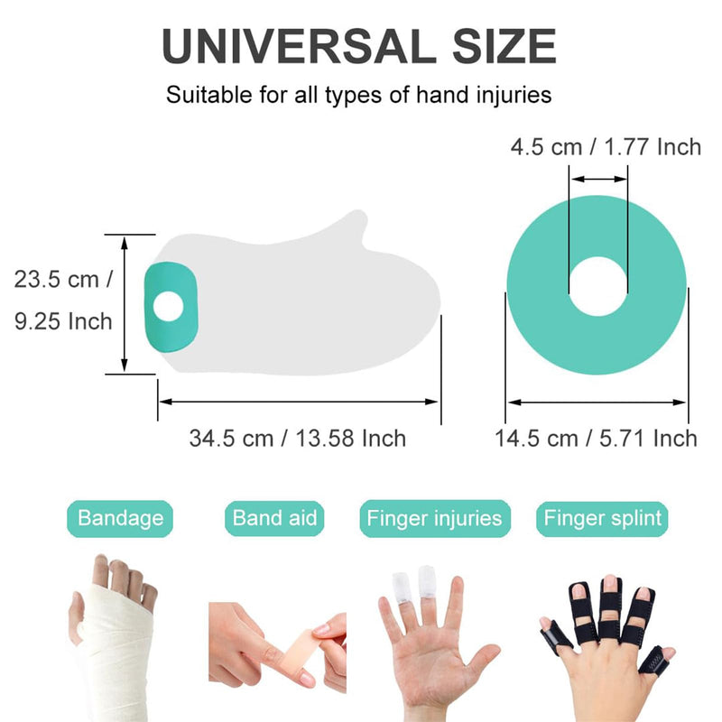 [Australia] - BelleVive Hand Cast Protector Waterproof Hand Cover for Shower Post Surgery Soft Comfortable Cast Protector for Wrist Finger Reusable Cast Bag for Bandages 
