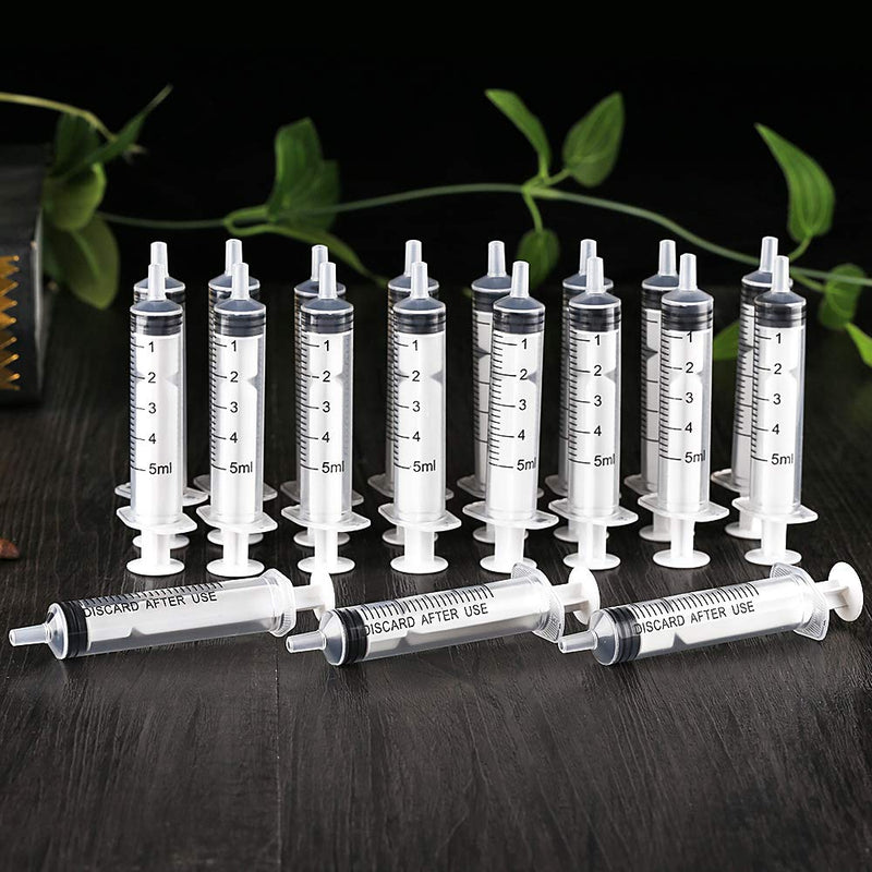 [Australia] - 5ml Syringes with Caps (20 Pack) 