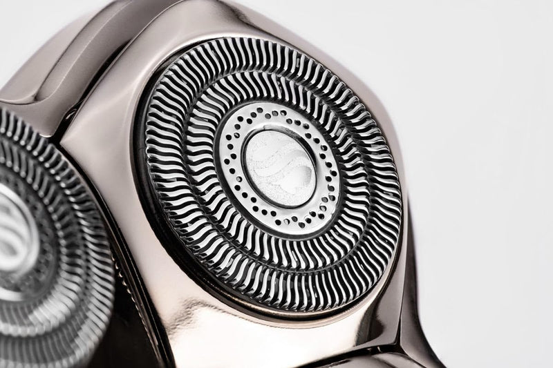 Skull Shaver Baron PRO 3 Head Replacement Blade - Faster Shaving - Hypoallergenic Stainless Steel - Contour Flex Design - Built-in Vacuum - Easy to Clean