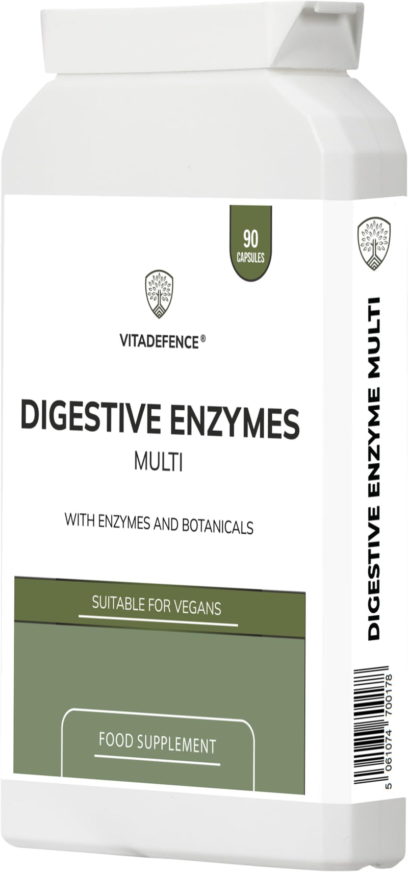 Digestive Enzyme Multi | with Turmeric, Apple Cider Vinegar & Enzyme Blend – 90 Capsules