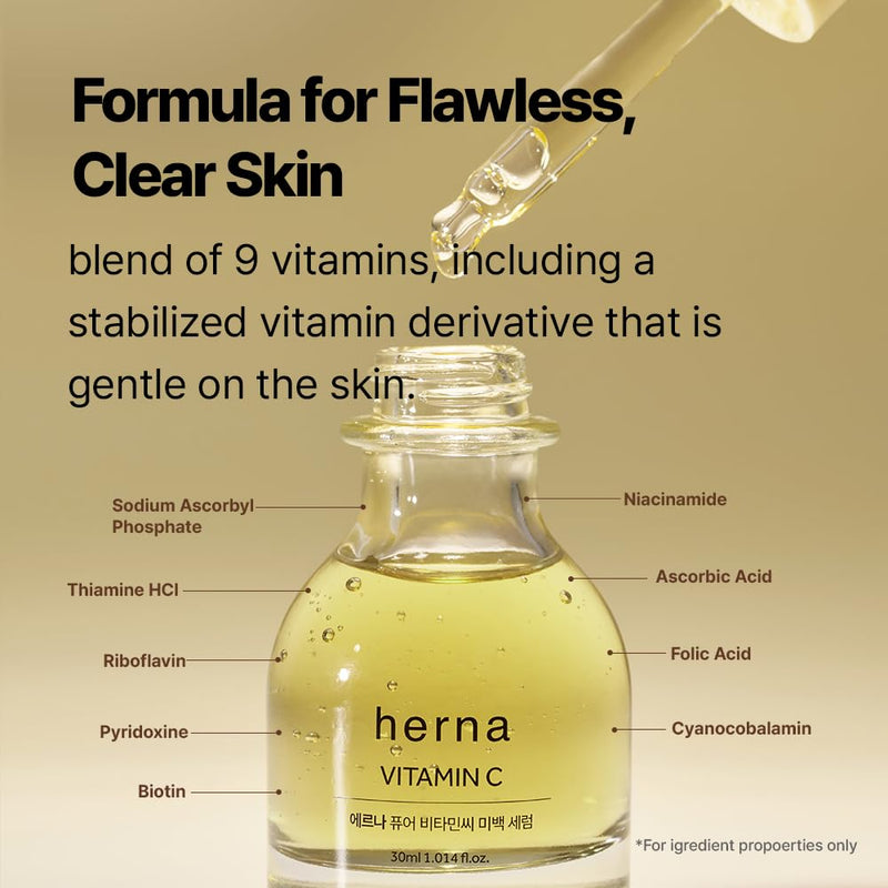 Pure Vitamin C Serum - Niacinamide, Facial Brightening Care, Korean Skin Care (30ml/1.014fl.oz.)